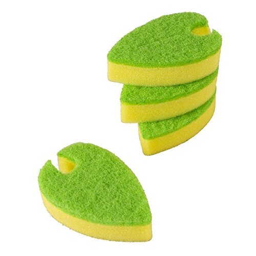 Evriholder Quick Dry Dishwashing Sponge, Versatile Slot to Clean Silverware, Easy to Hang on Any Faucet, Pack of 4 Sponges